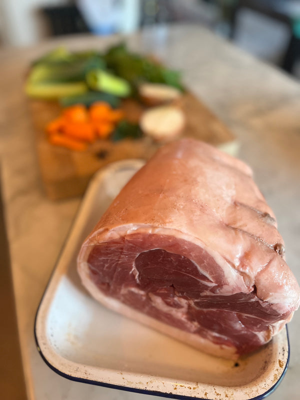 Free range dry cured ham - unsmoked