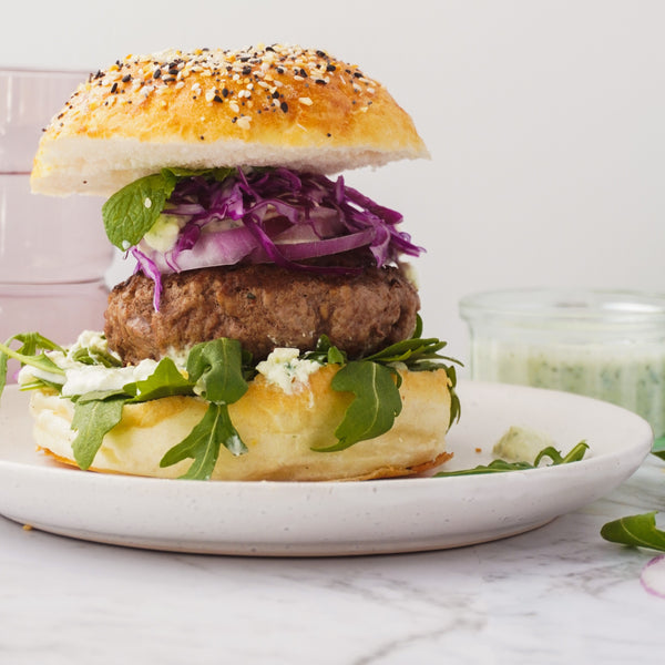 Grass-fed Lamb Burgers  (additive free, grain free,  gluten free, frozen)